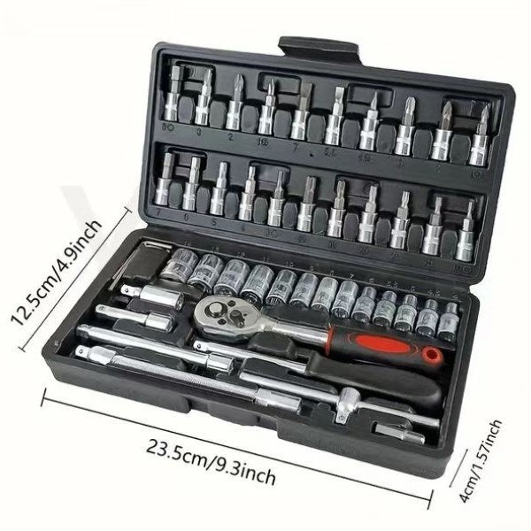 🔧 FixMate – АЛАТ СО 46 ПАРЧИЊА И КРЦКАВ КЛУЧ